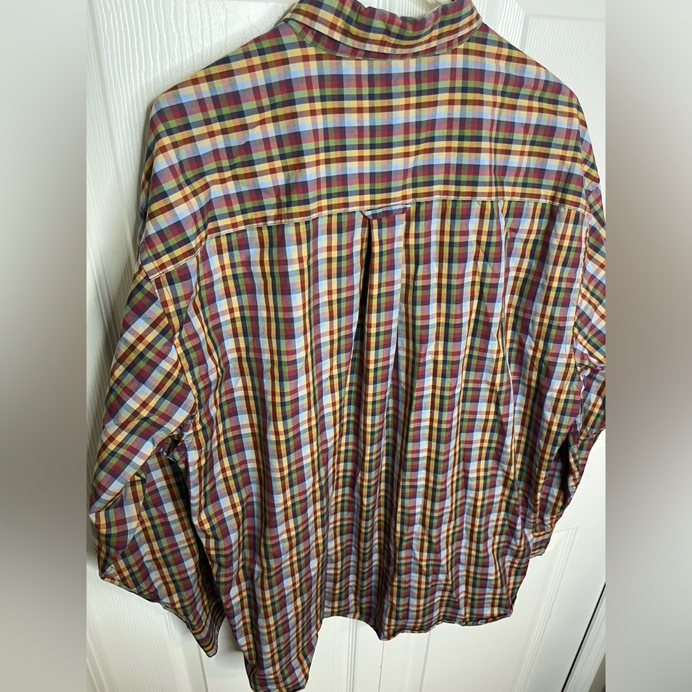 Pendleton Multicolor Plaid Collared Button Down Long Sleeve Men’s Shirt Size XL - Picture 8 of 8